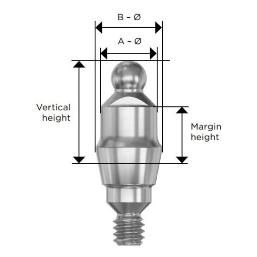 Ball Abutment EV M 4.2 (Ø 3,6mm)